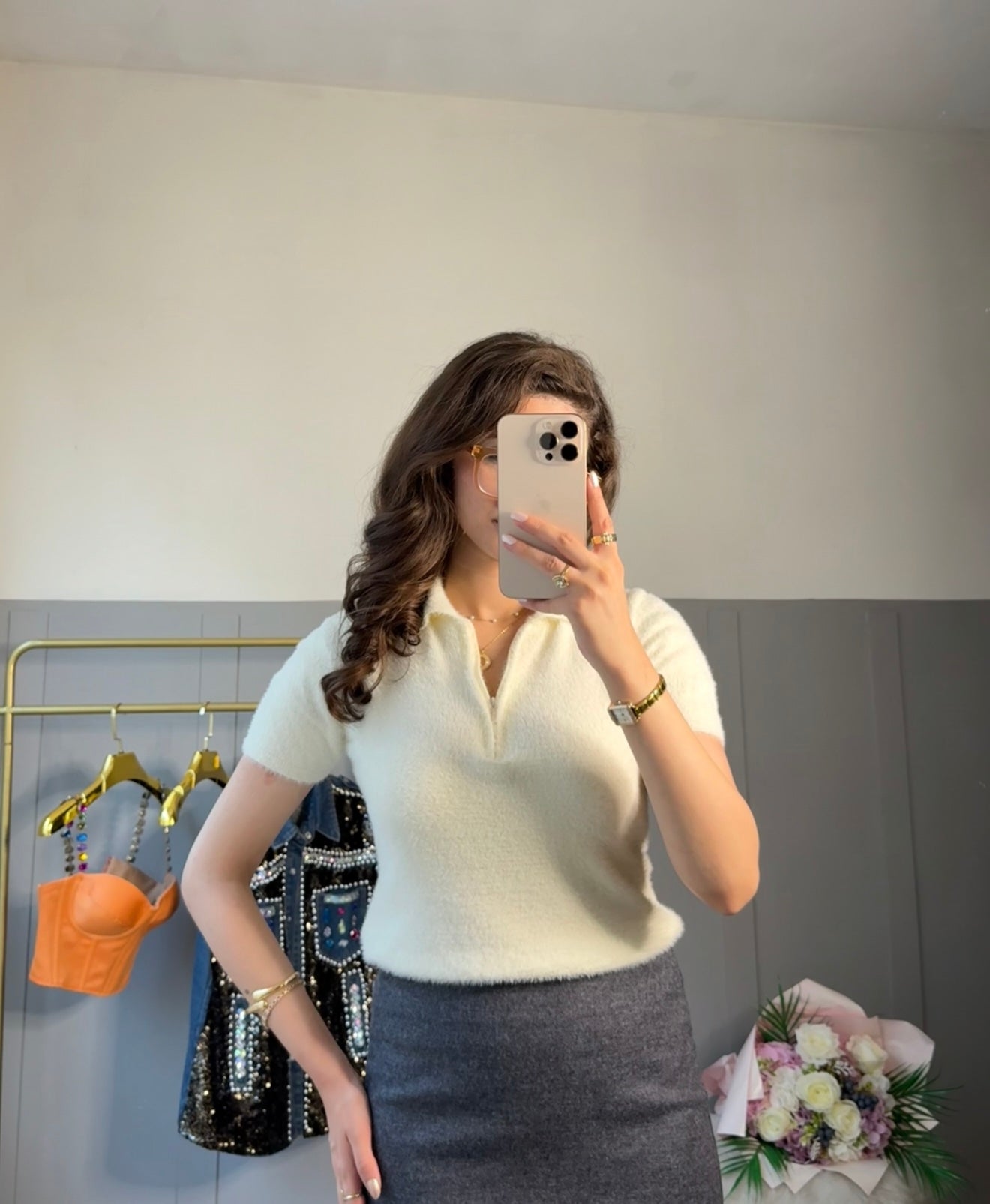 Elegance Polo Yaka Yarım Kol Kazak