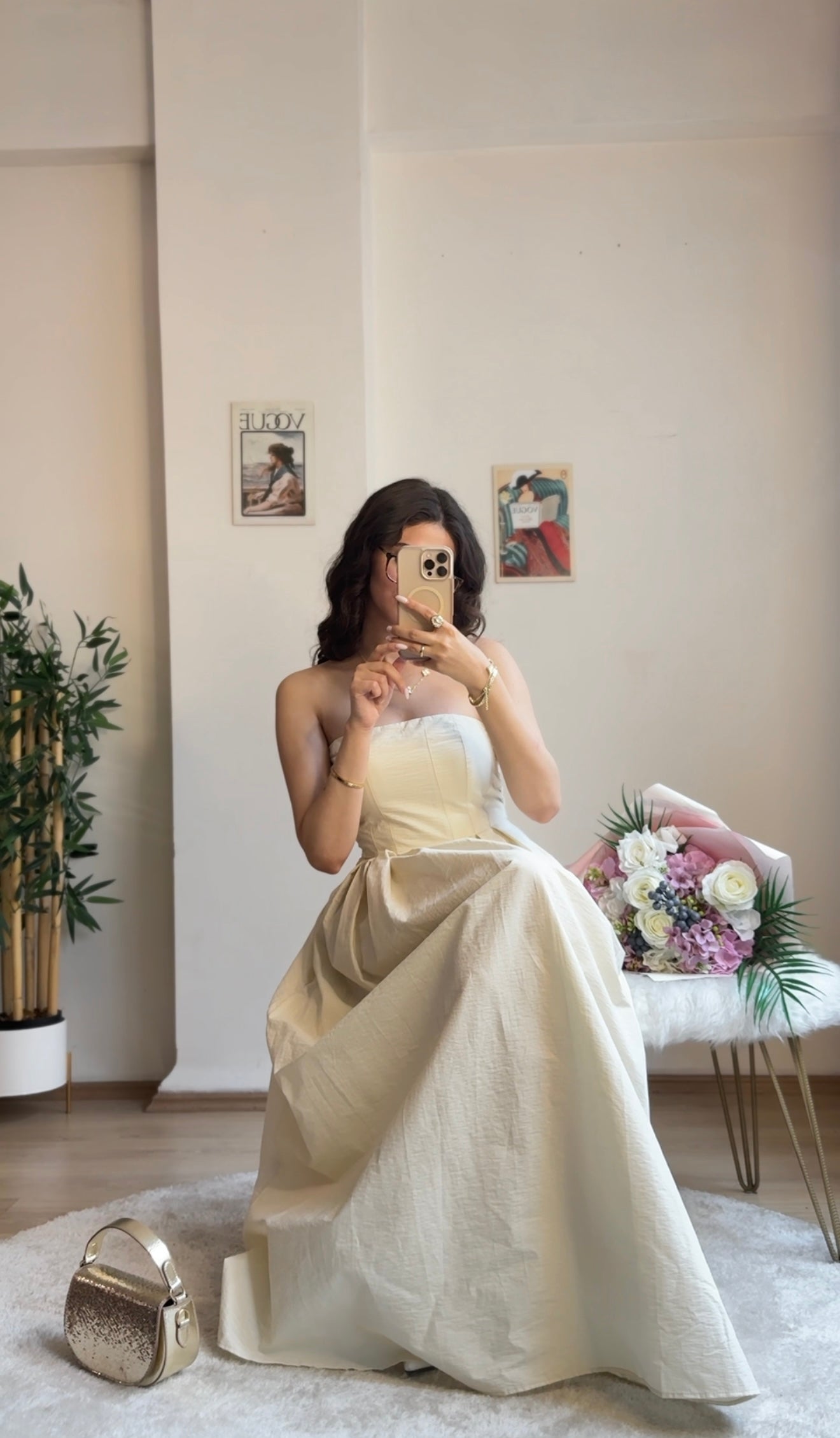 Royal Infusion Keten Elbise