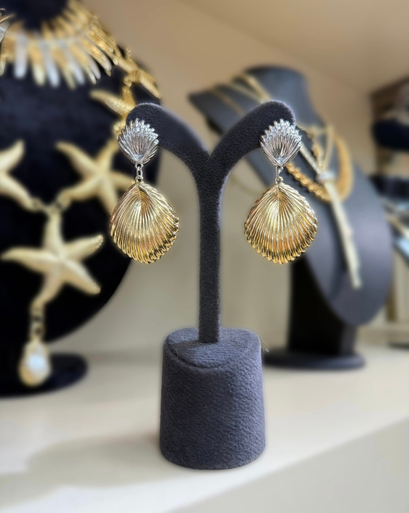 Aurelia Shell Tasarım Küpe