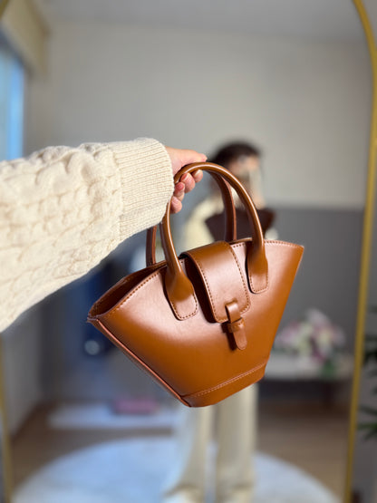 Lüks Mini Form Taba Çanta