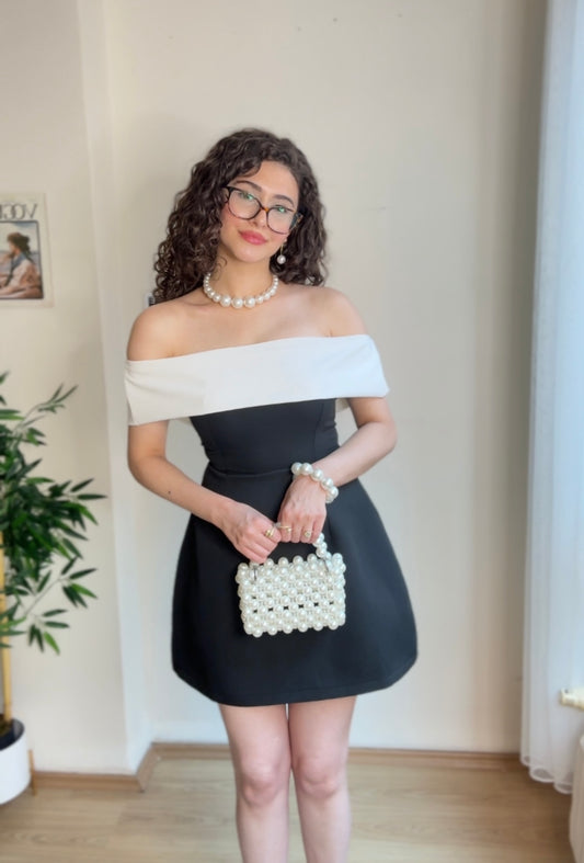Madonna Yaka Mini Elbise