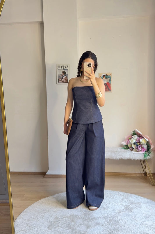Straplez Aura Denim Set