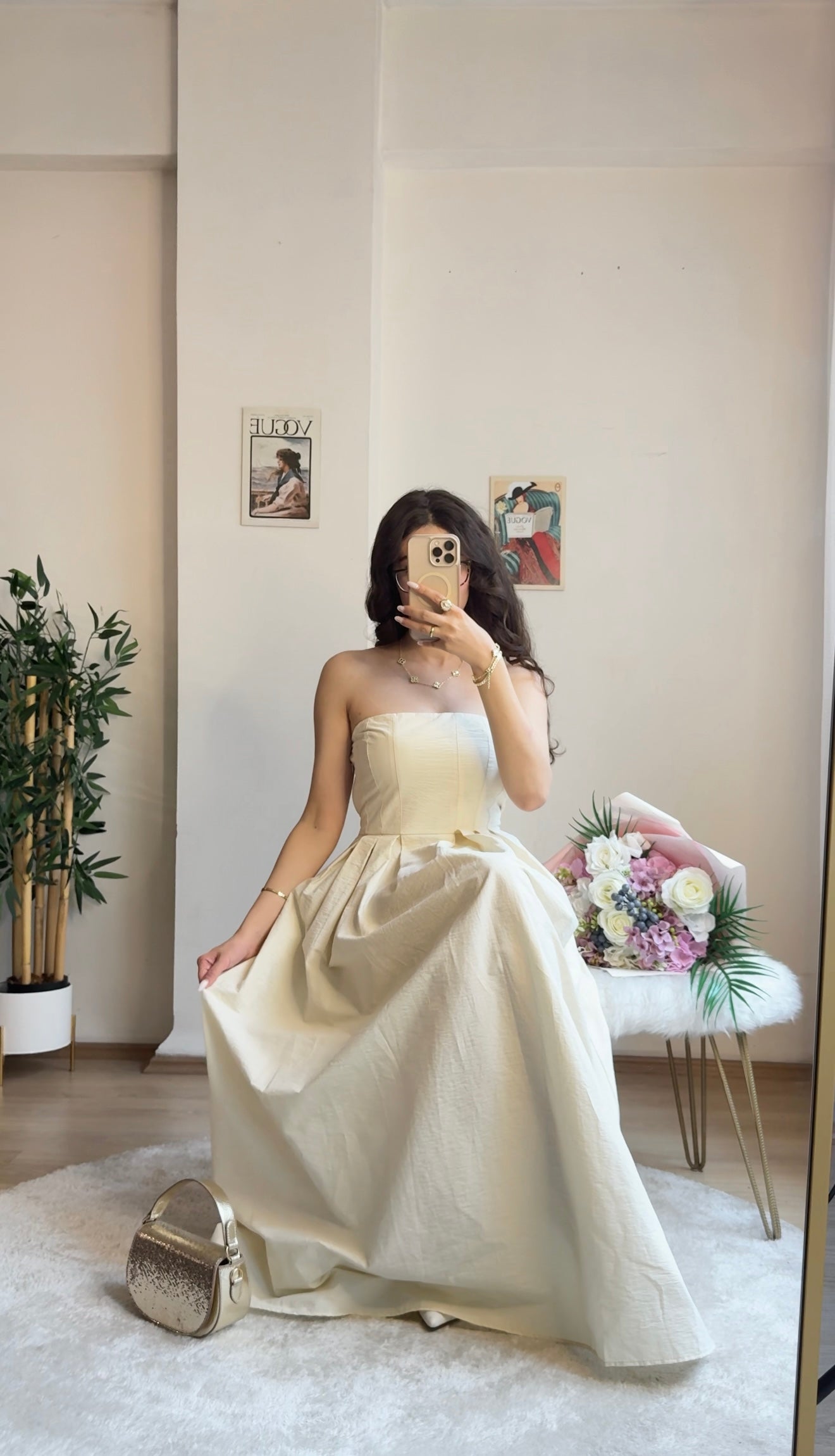 Royal Infusion Keten Elbise