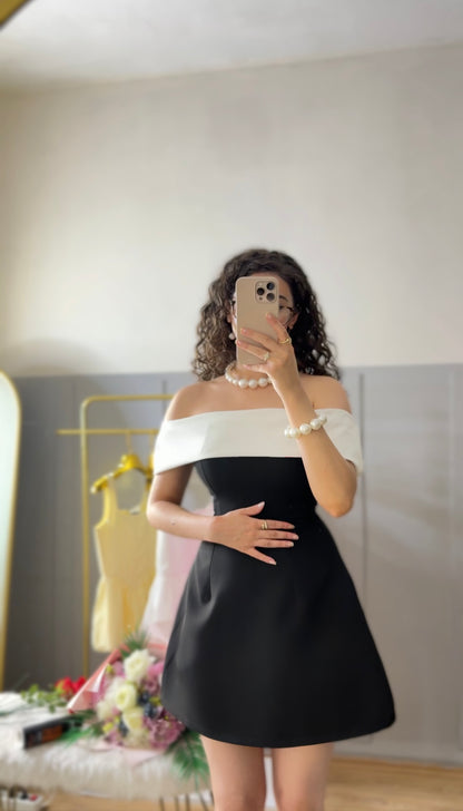Madonna Yaka Mini Elbise