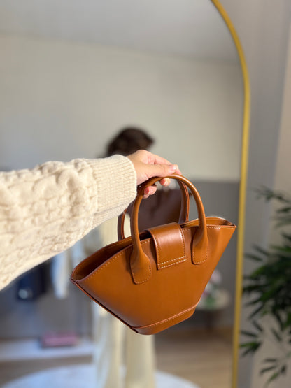 Lüks Mini Form Taba Çanta