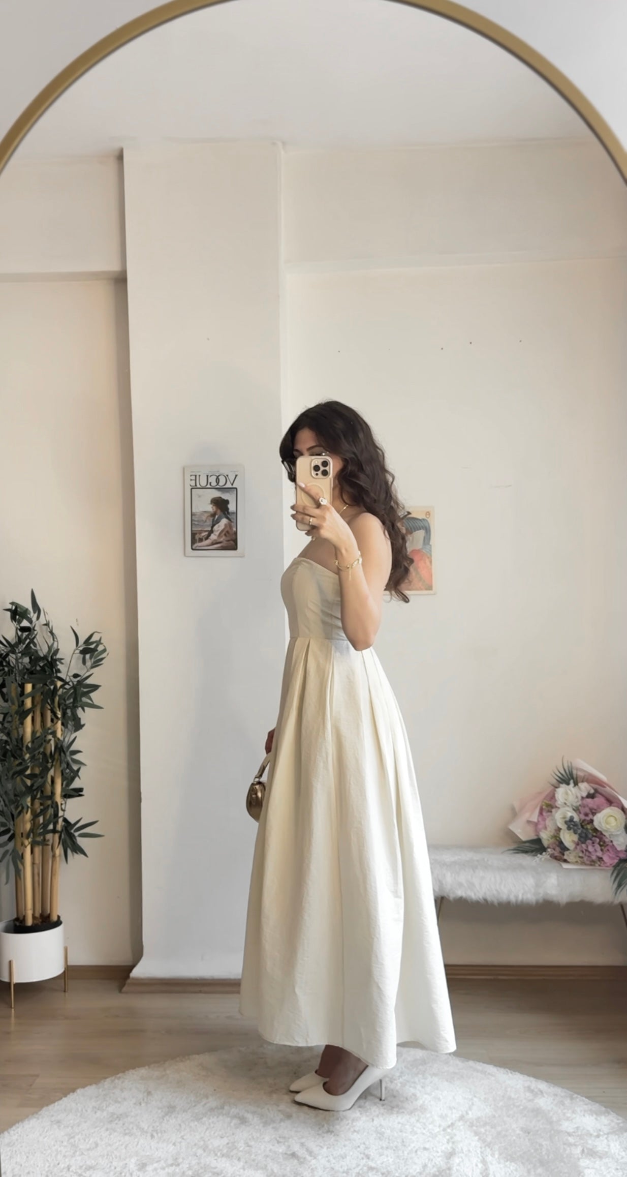 Royal Infusion Keten Elbise