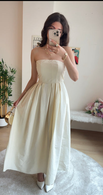 Royal Infusion Keten Elbise