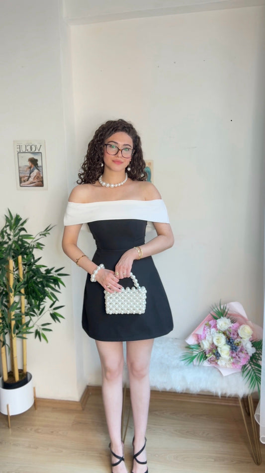 Madonna Yaka Mini Elbise