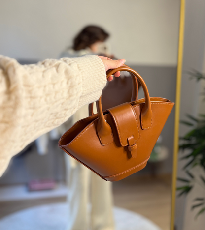 Lüks Mini Form Taba Çanta