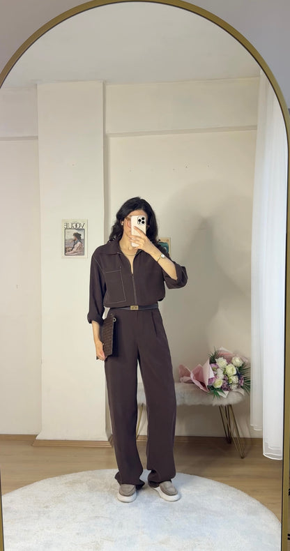 Premium Casual Tencel Takım