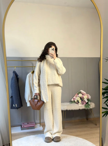 Cozy Örgü Üçlü Takım