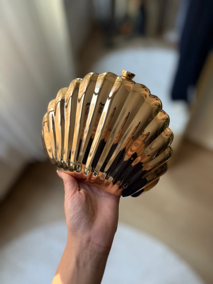 İstiridye Metal Çanta