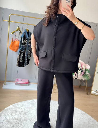 Scuba Üç İplik Luxe Comfort Yelek