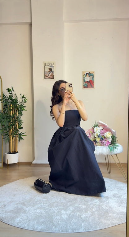 Royal Infusion Keten Elbise