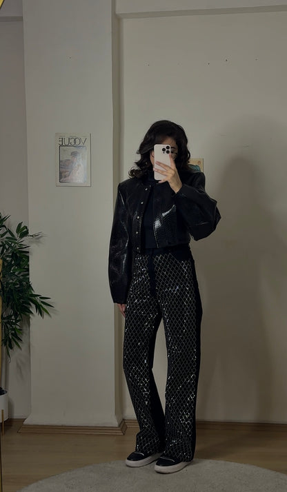 Diamond Touch Taşlı Pantolon