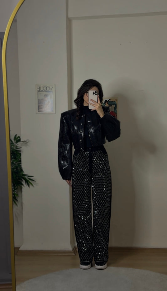 Diamond Touch Taşlı Pantolon