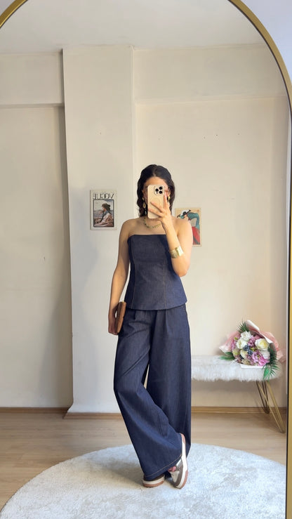 Straplez Aura Denim Set