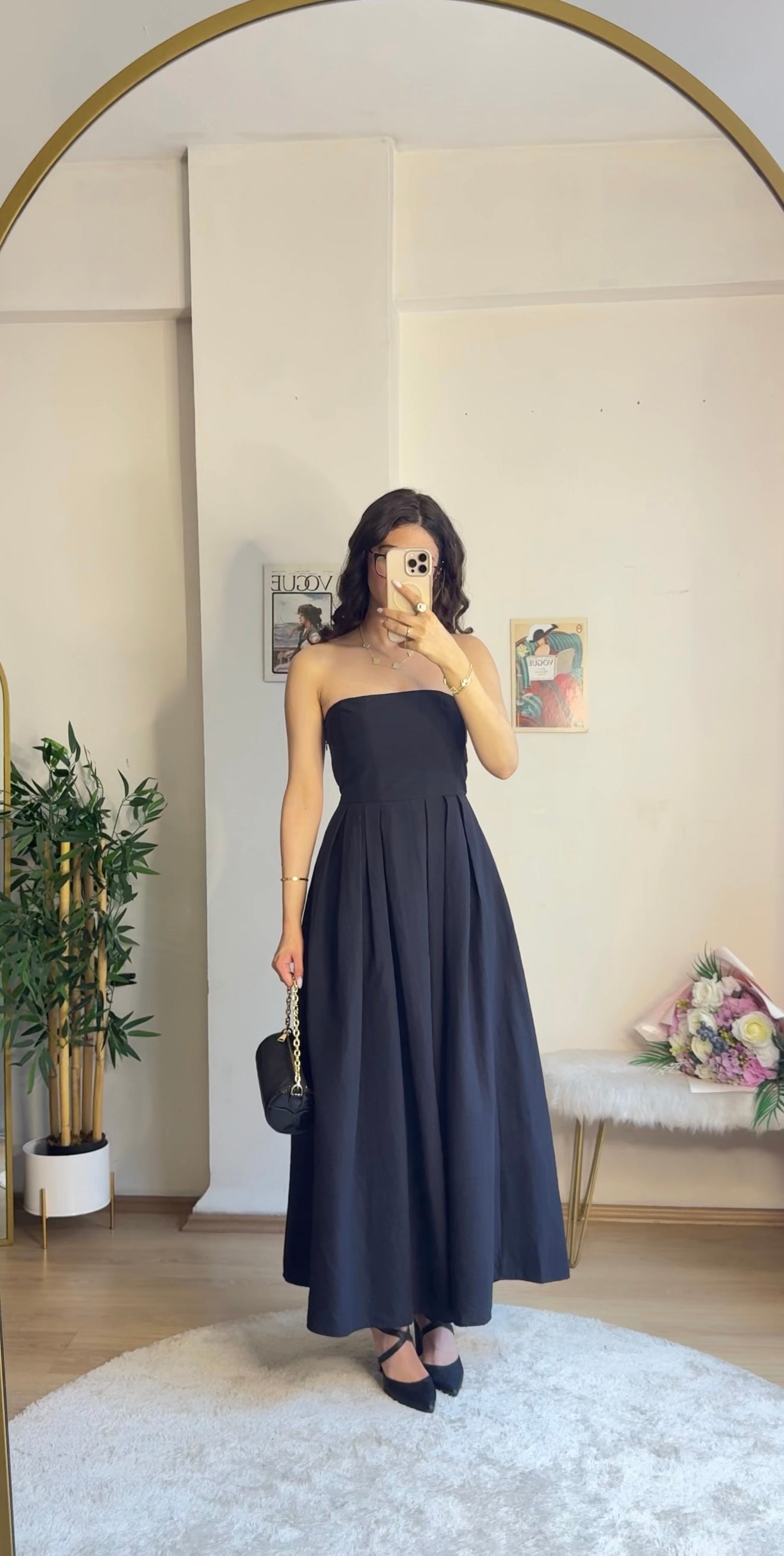 Royal Infusion Keten Elbise