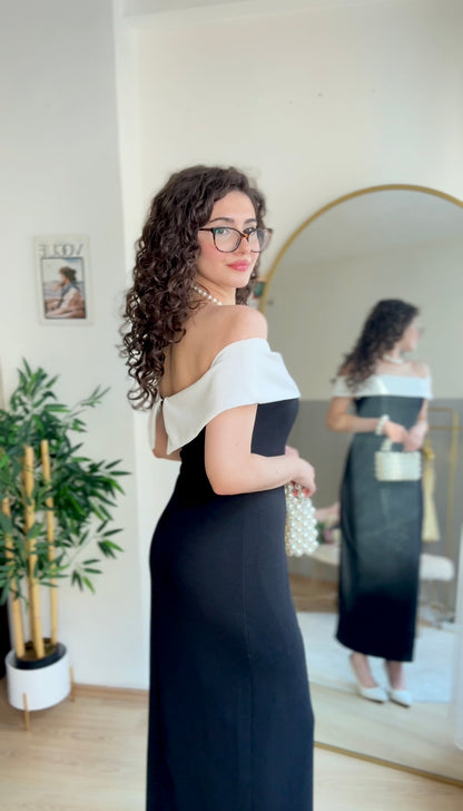 Madonna Yaka Uzun Elbise