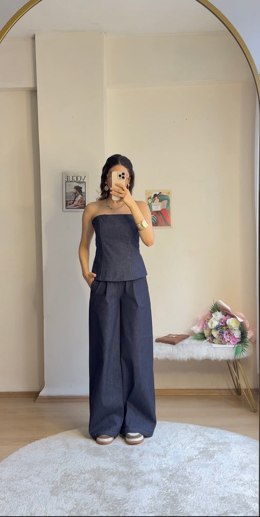 Straplez Aura Denim Set