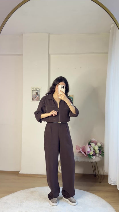 Premium Casual Tencel Takım