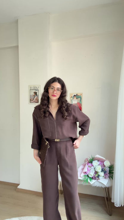 Premium Casual Tencel Takım