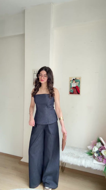 Straplez Aura Denim Set